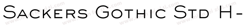Sackers Gothic Std H字体转换